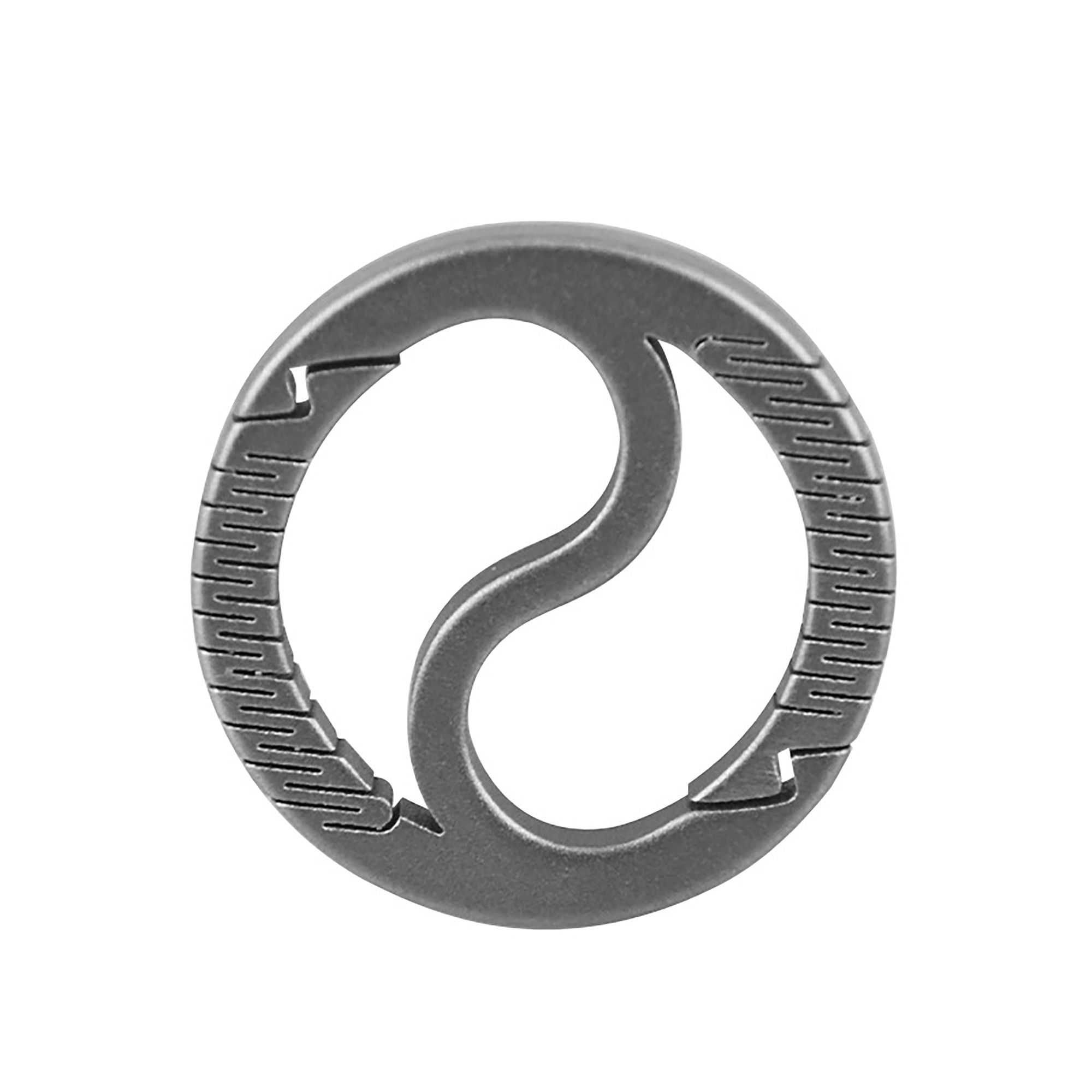 Chain Lock Combination - Unique Simple Solid Titanium S Eight