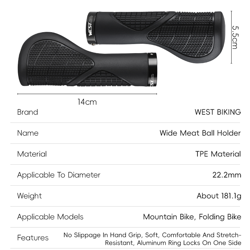 WEST BIKING Bike Grips Shock-a - Commuter Bike Lock ulasan dan harga