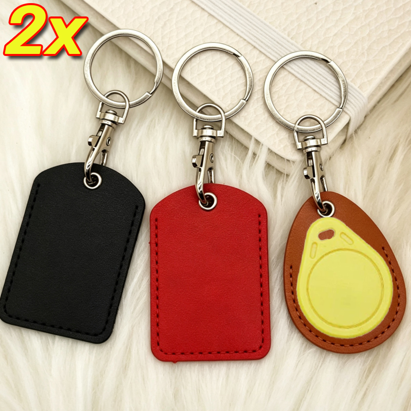 Leather Access Card Holder Key - Chain Lock Combination ulasan dan harga