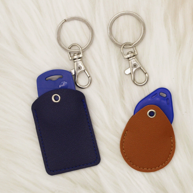 Leather Access Card Holder Key - Chain Lock Combination ulasan dan harga