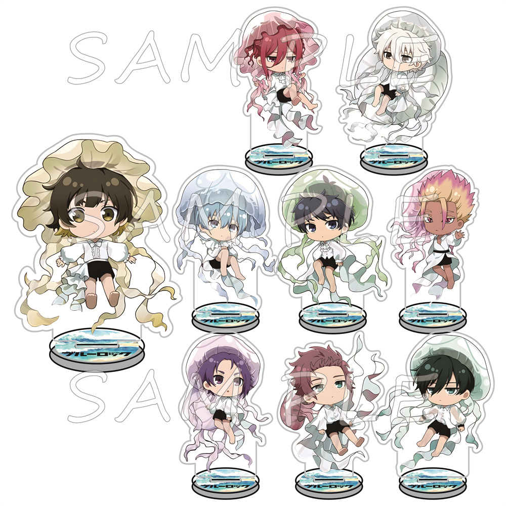 BLUE LOCK 10cm Acrylic Stand F - Chain Lock Combination ulasan dan harga