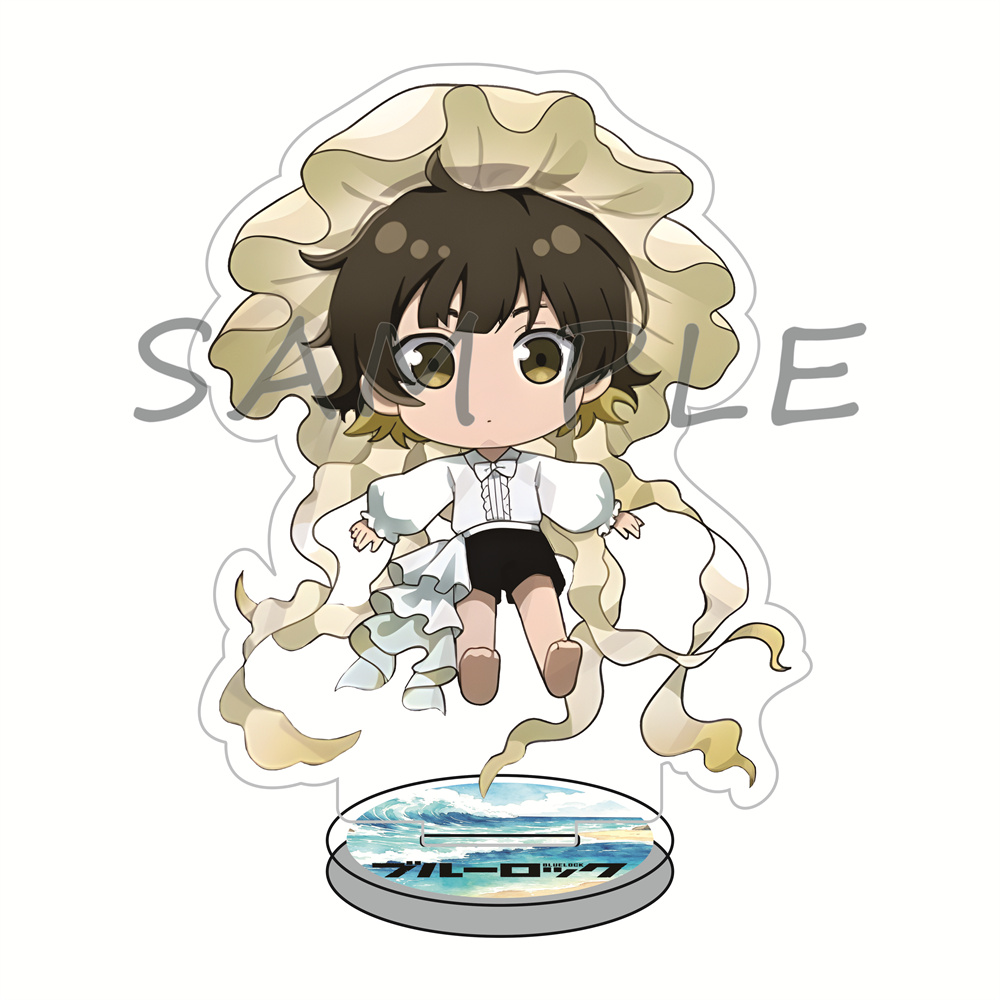 BLUE LOCK 10cm Acrylic Stand F - Chain Lock Combination ulasan dan harga