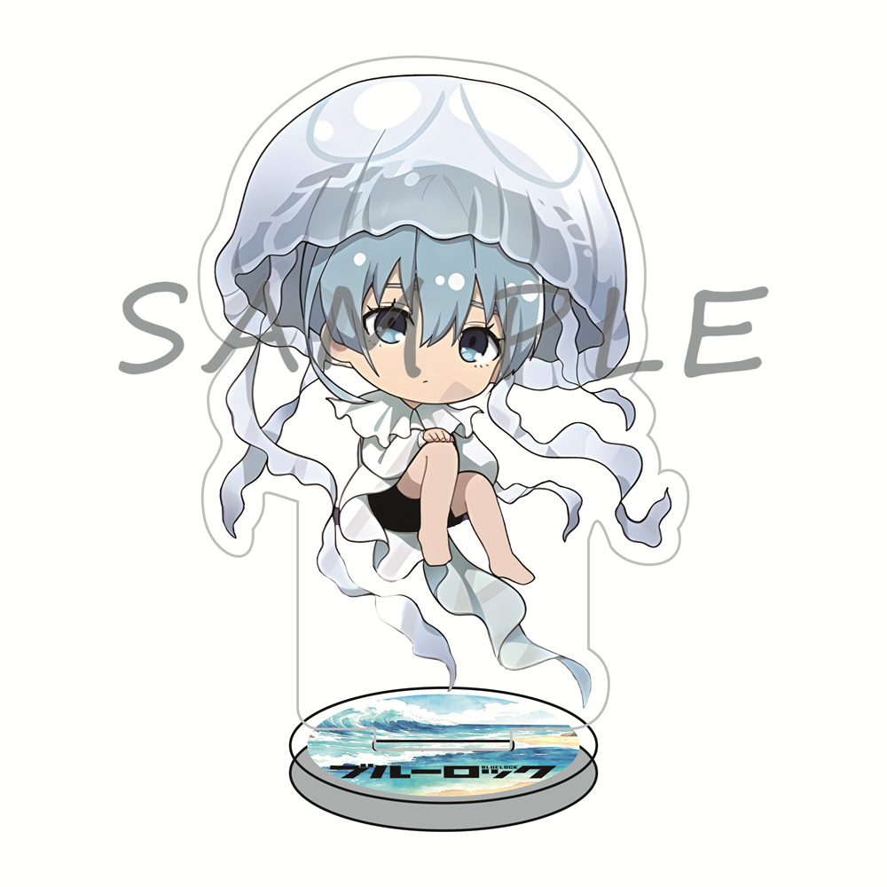BLUE LOCK 10cm Acrylic Stand F - Chain Lock Combination ulasan dan harga