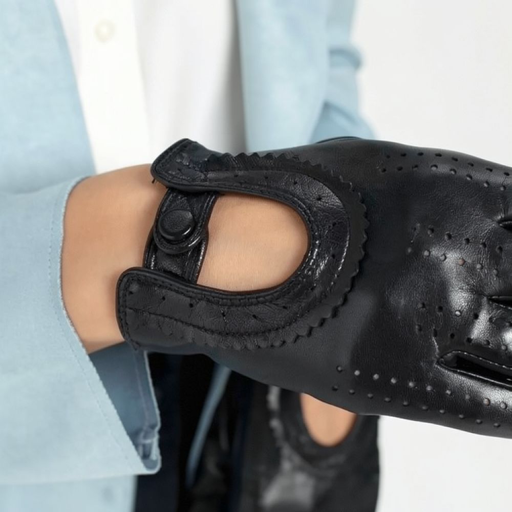 Stylish Womens Leather Gloves  - Cycling Commute Essentials ulasan dan harga