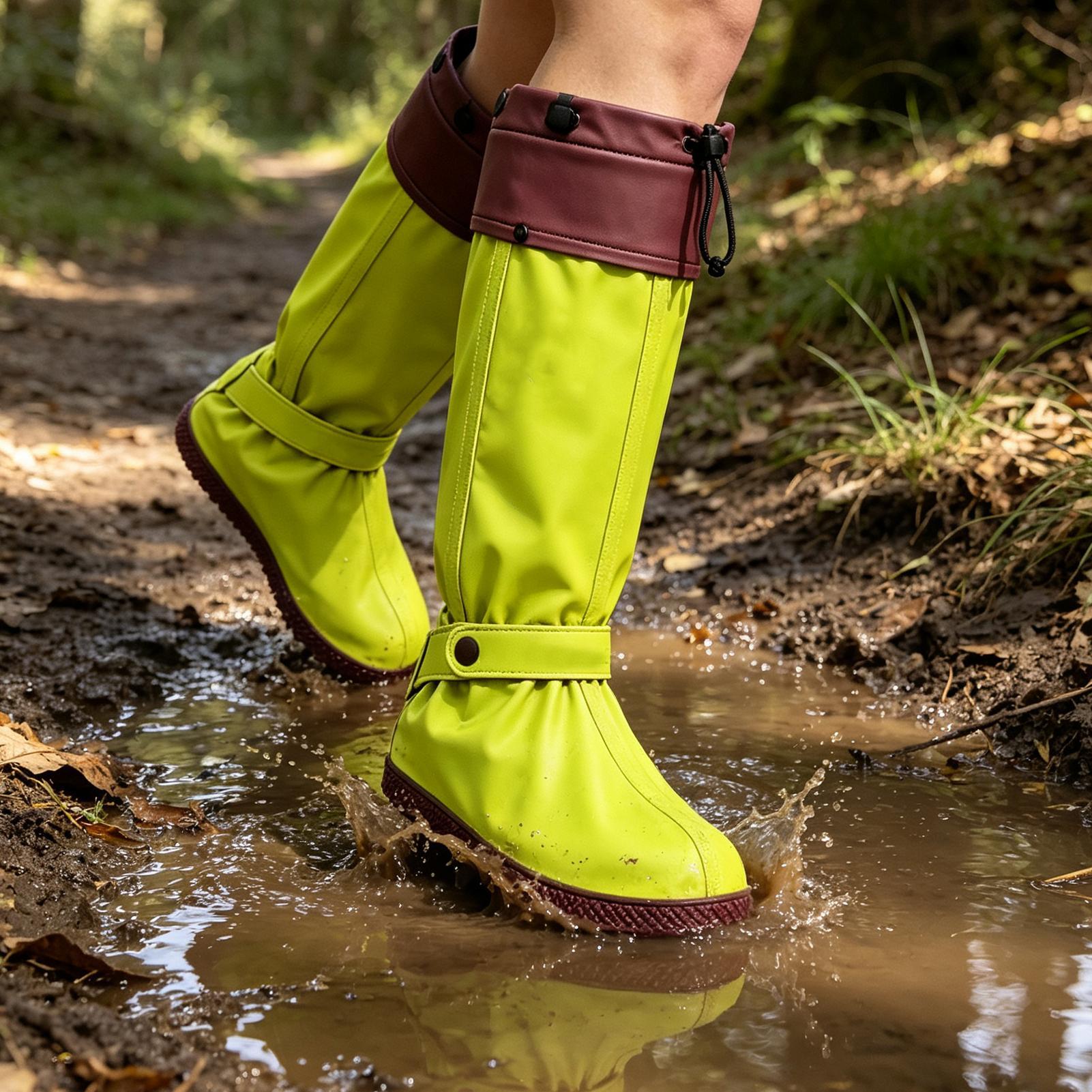 Rain Shoe Covers High Top Reus - Cycling Commute In Rain ulasan dan harga