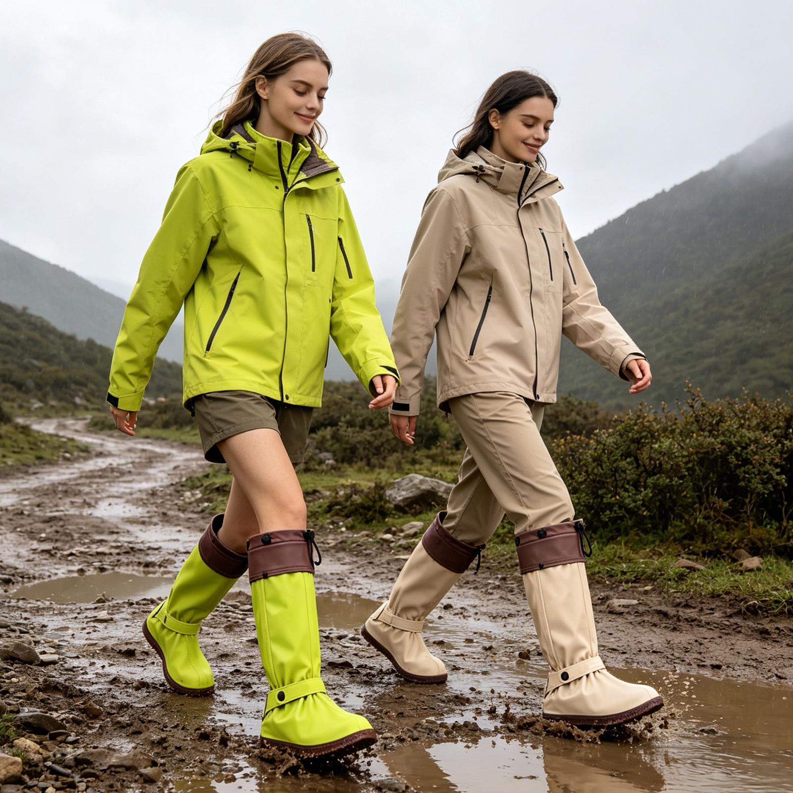 Rain Boot Covers Zipper Reusab - Cycling Commute In Rain ulasan dan harga