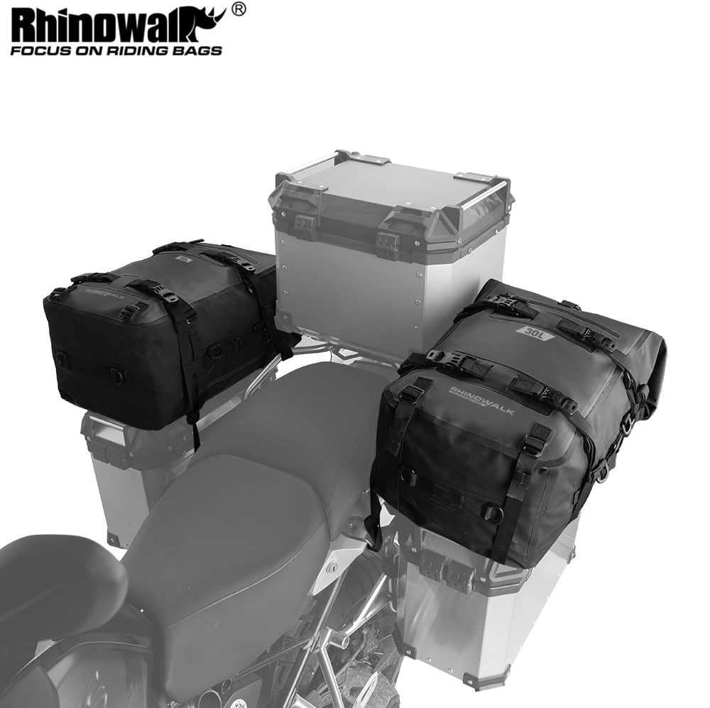 Rhinowalk Motorcycle Box Top P - Panniers Waterproof Rear ulasan dan harga