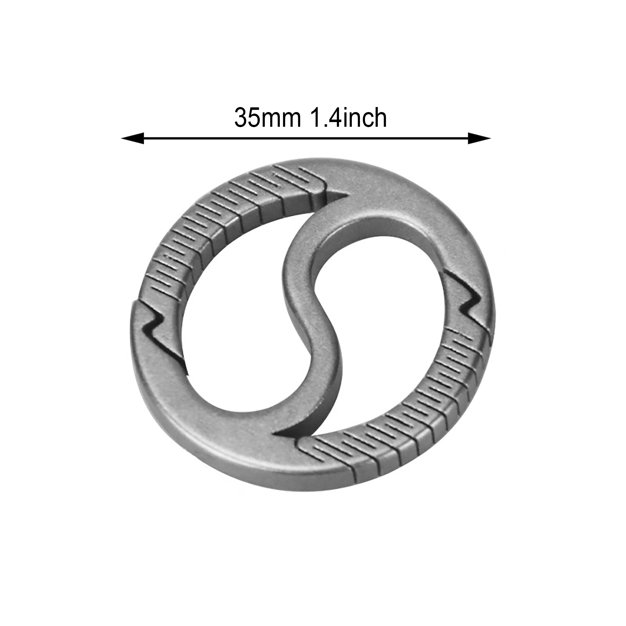 Unique Simple Solid Titanium S - Chain Lock Combination ulasan dan harga